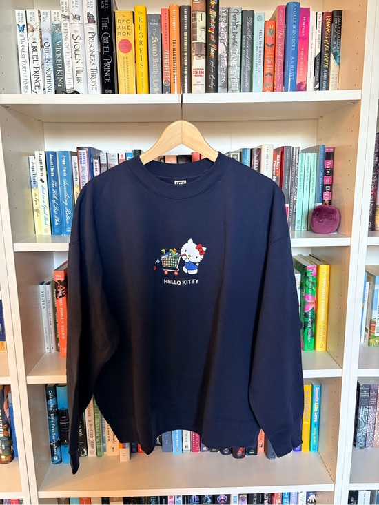 Uniqlo Tops - Uniqlo x Sanrio Hello Kitty Women’s Navy Graphic Sweatshirt - new without tags